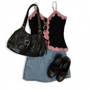 Insane vintage vtg 90s y2k bebe preppy western cowgirl skort